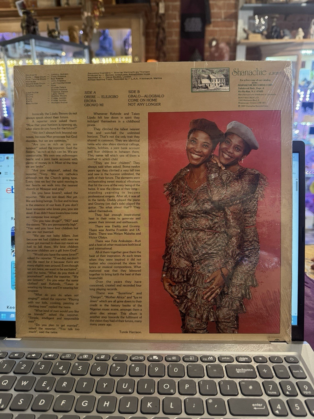 Lijadu Sisters - Double Trouble LP, Album Near Mint sealed copy