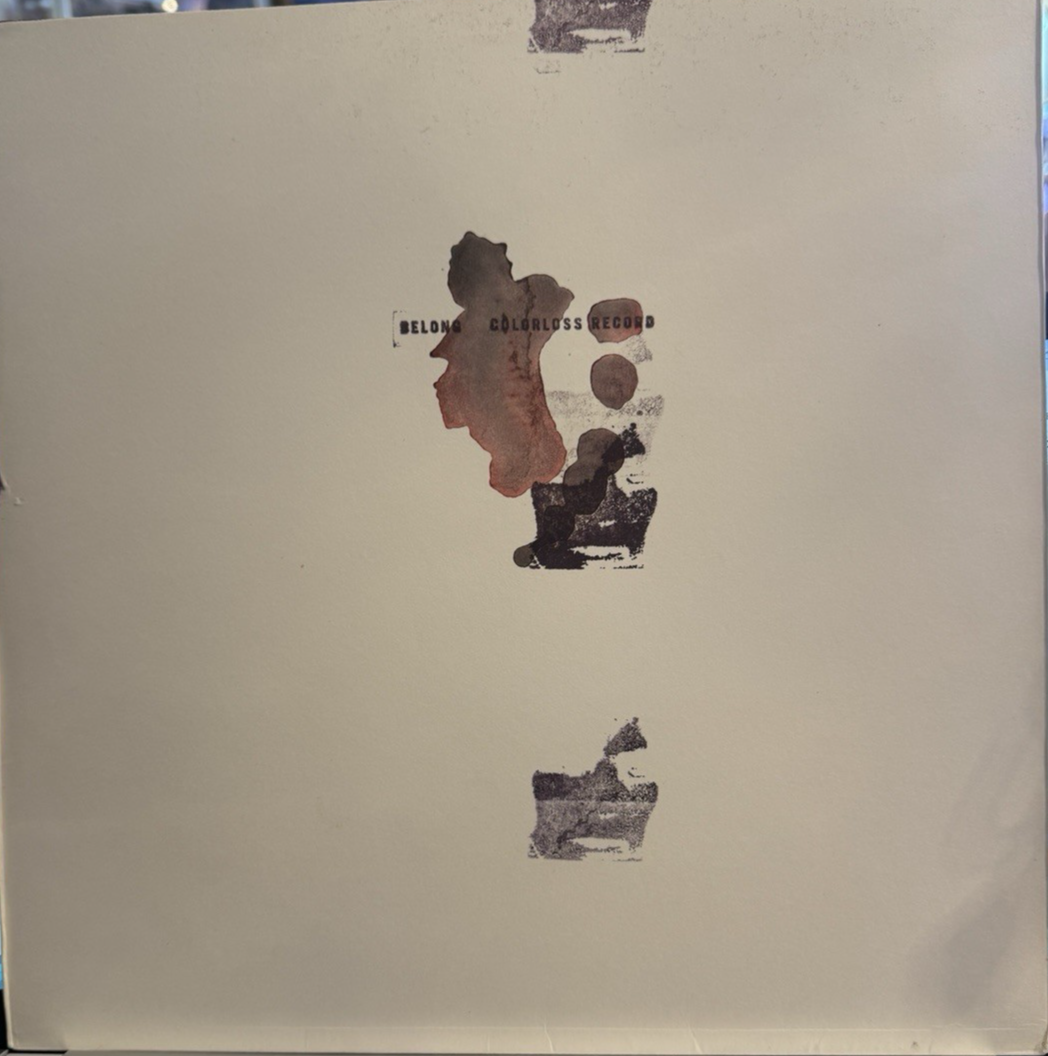 Belong "Colorloss Record" LP - RARE /300 NM Stencil Home Made Cover