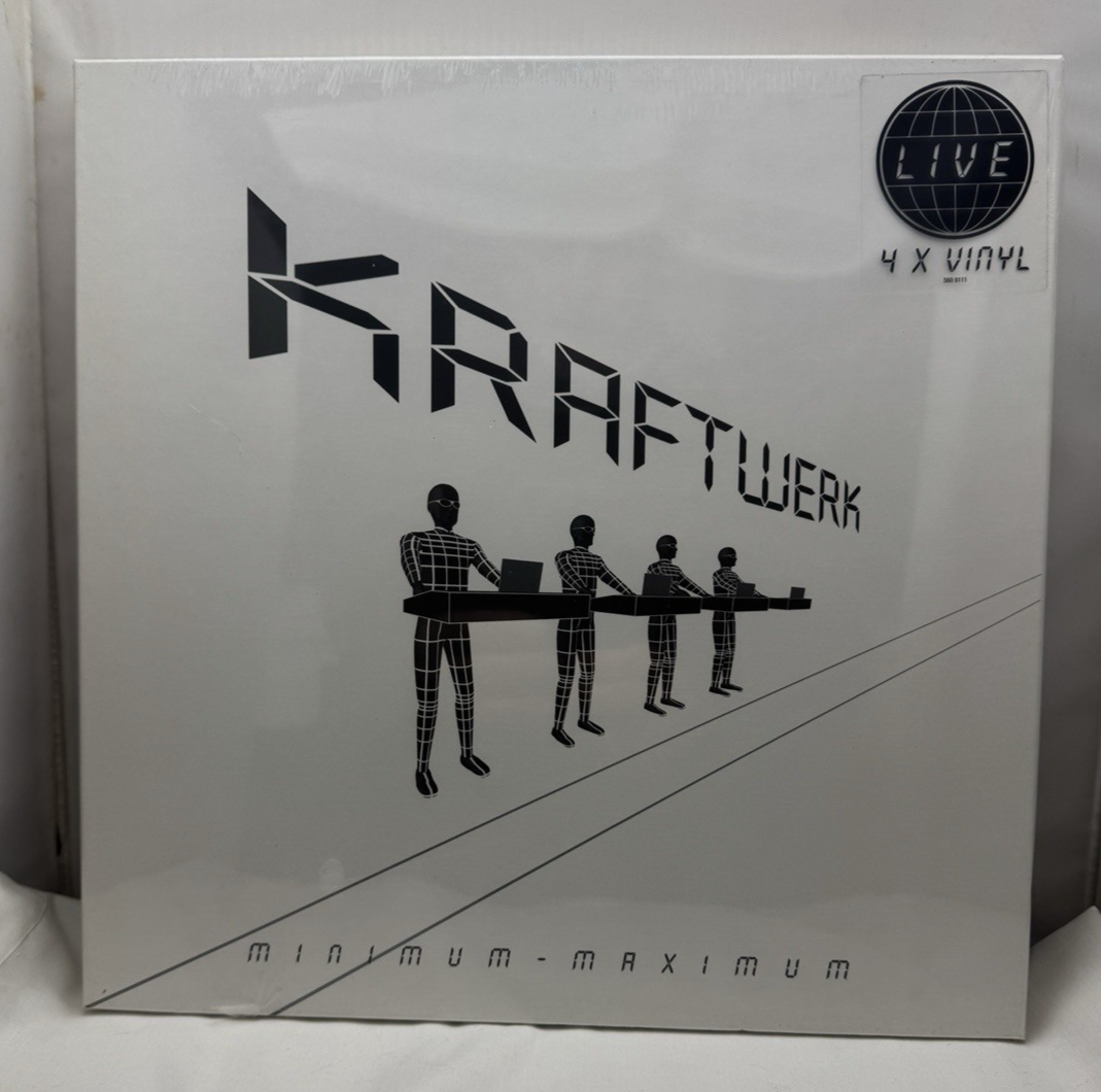 Kraftwerk: Minimum - Maximum. 4 LP 2005 UK Sealed Box Set. As New W/Hype Sticker