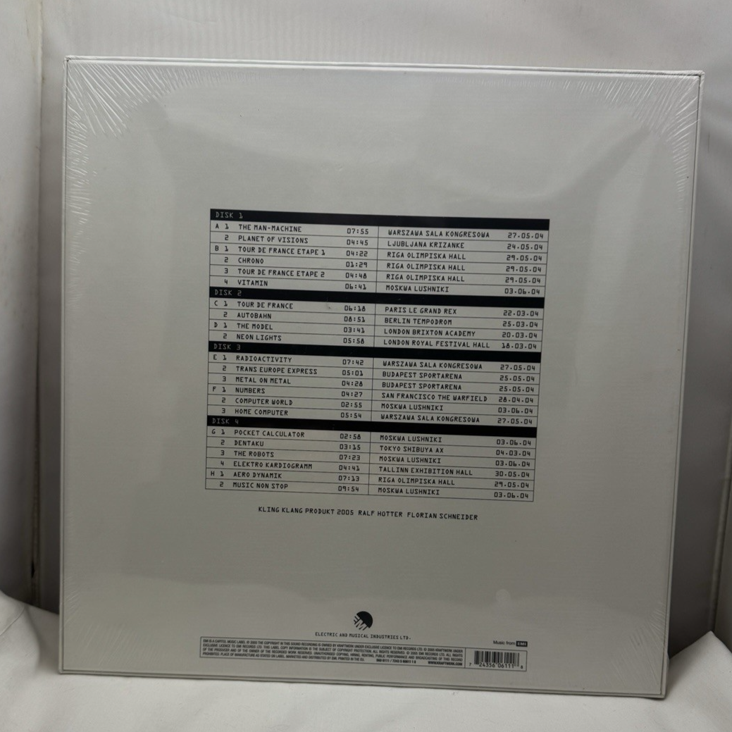 Kraftwerk: Minimum - Maximum. 4 LP 2005 UK Sealed Box Set. As New W/Hype Sticker