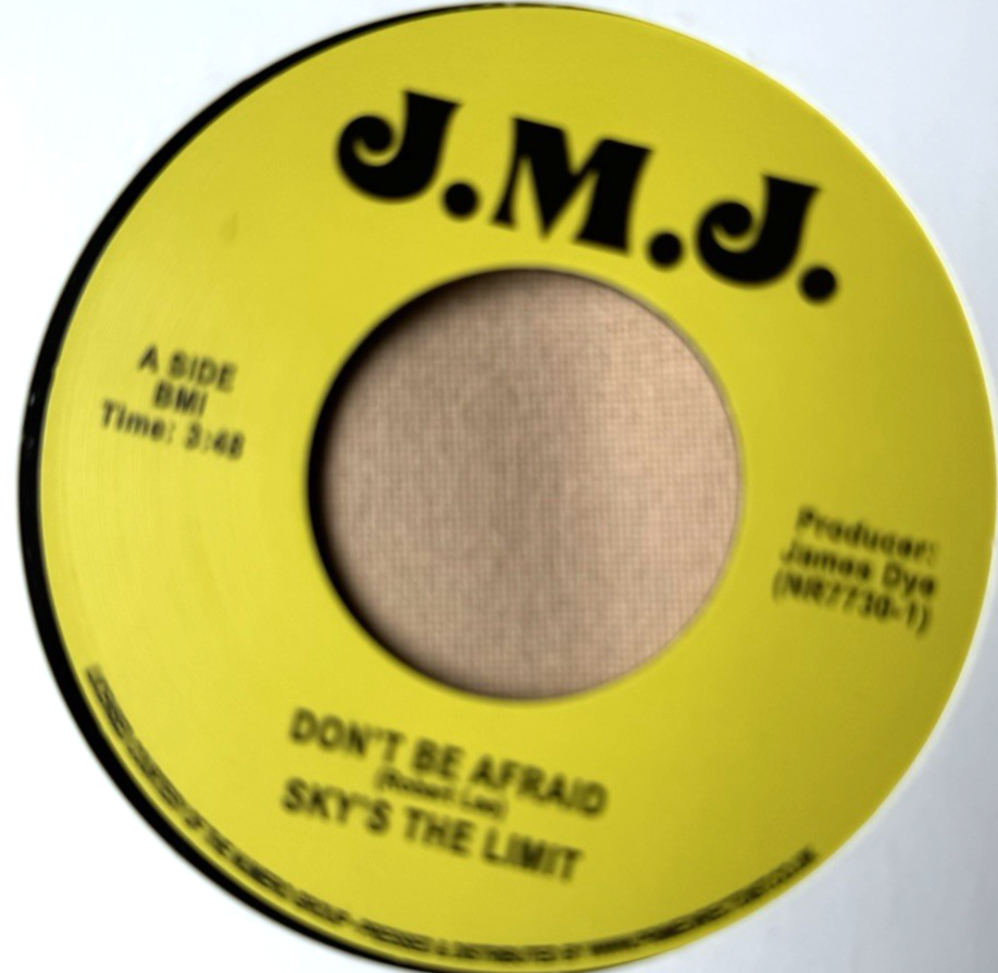 Sky's The Limit – Don't Be Afraid: RSD 2022 UK soul 7" with vocal & instrumental