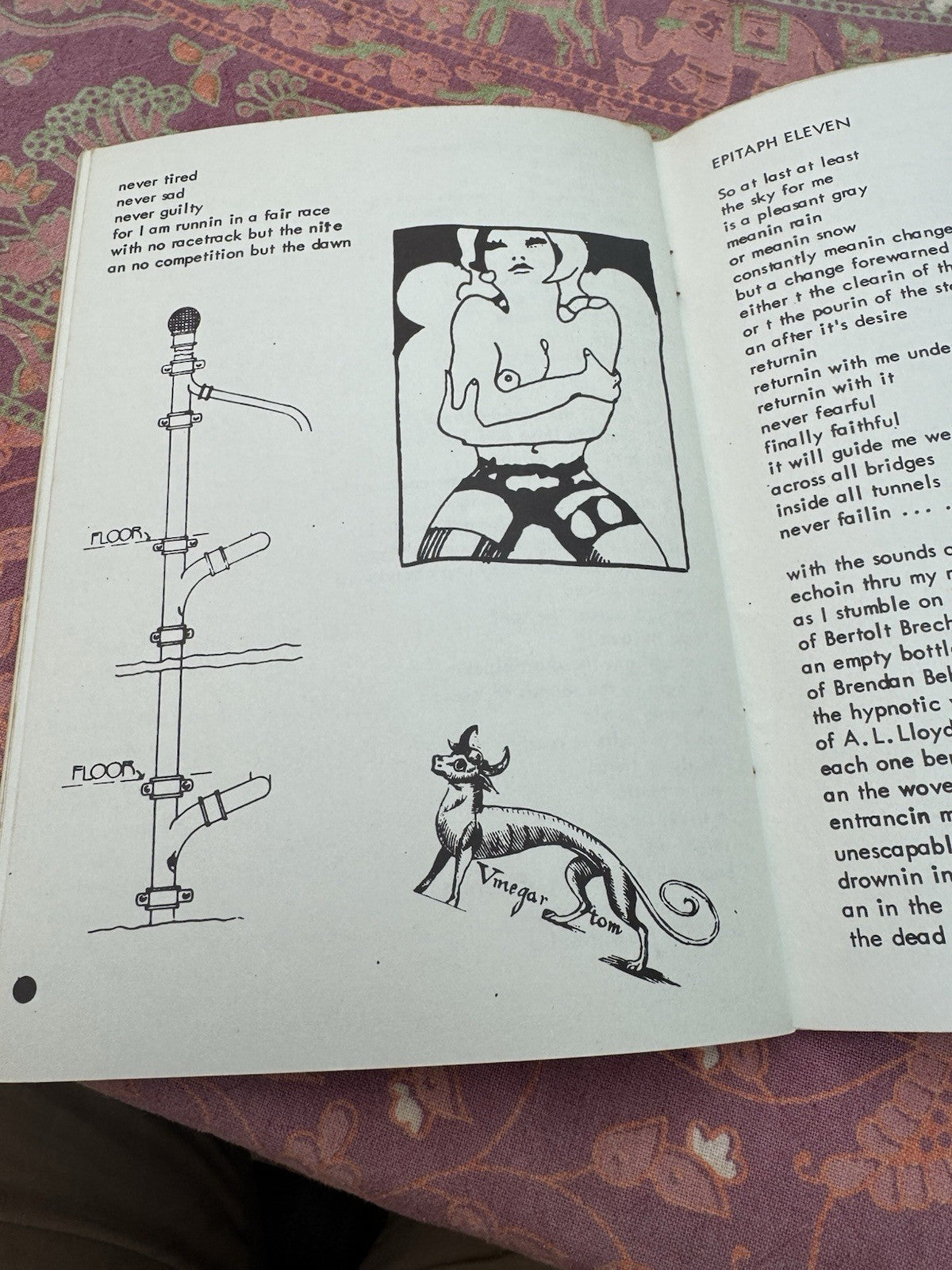 Bob Dylan 60s memorabilia booklet XI Outlined Epitaphs & Off The Top Of My Head