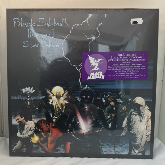 Black Sabbath – Live Evil (Super Deluxe) | 4xLP Boxset | 2023 | BMG