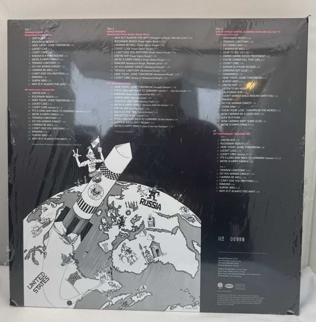 Ramones – Rocket To Russia (40th Anniversary Deluxe) 4CD Box Set | CD | 2017 |