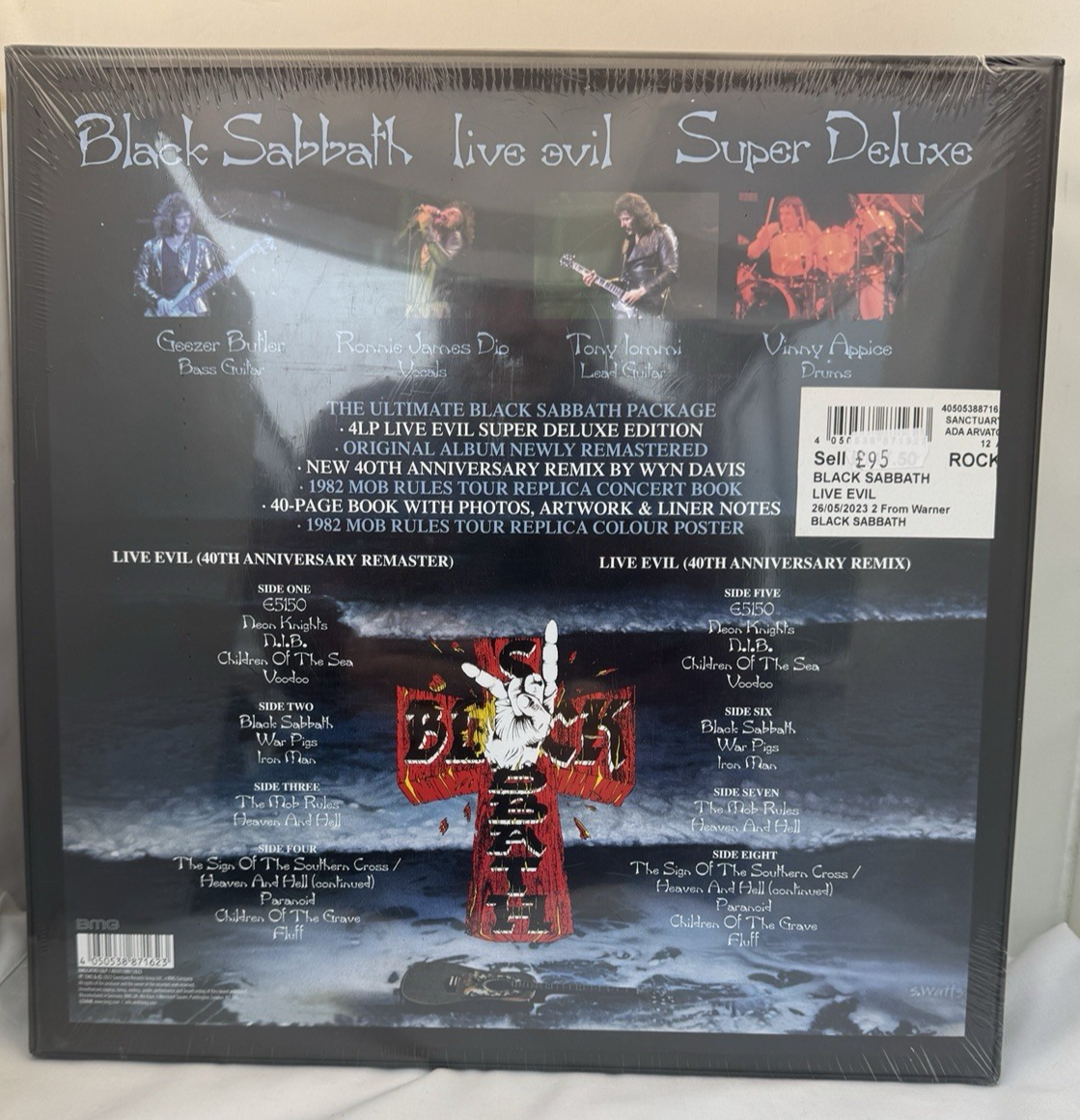 Black Sabbath – Live Evil (Super Deluxe) | 4xLP Boxset | 2023 | BMG