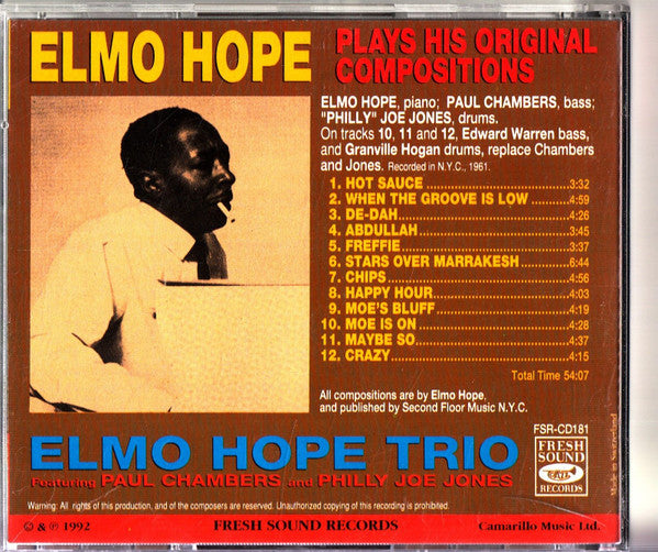 Elmo Hope Trio – Elmo Hope Plays His Original Compositions